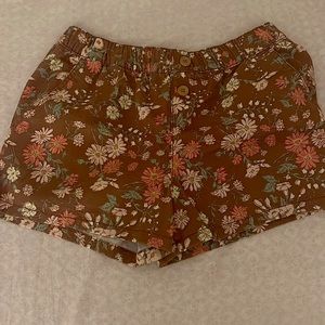Floral summer shorts